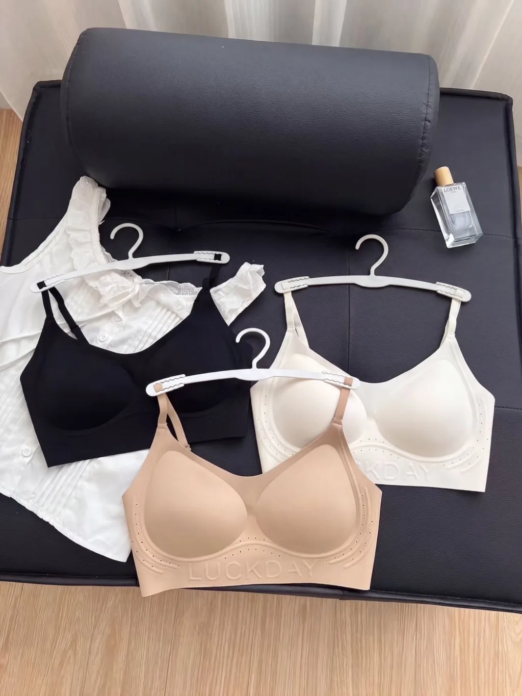 Women's Champagne White & Foundation Skin Bra - Style 8806