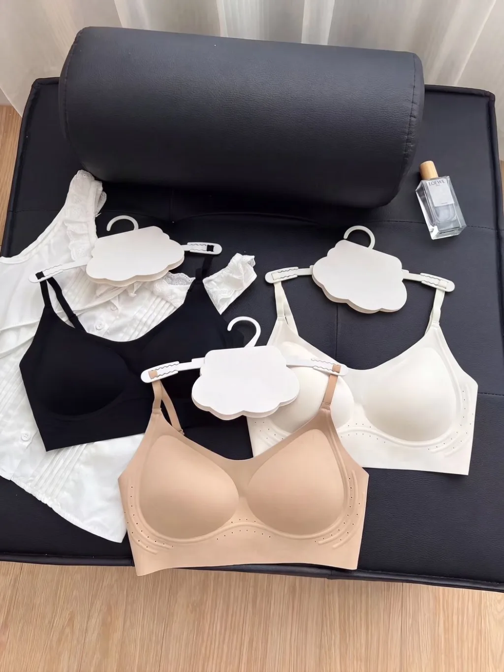 Women's Champagne White & Foundation Skin Bra - Style 8806