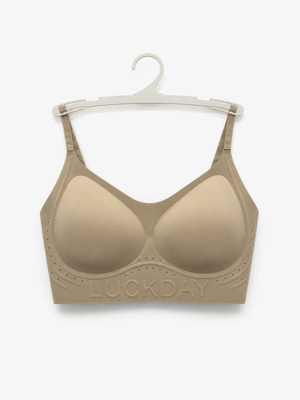 Women's Champagne White & Foundation Skin Bra - Style 8806