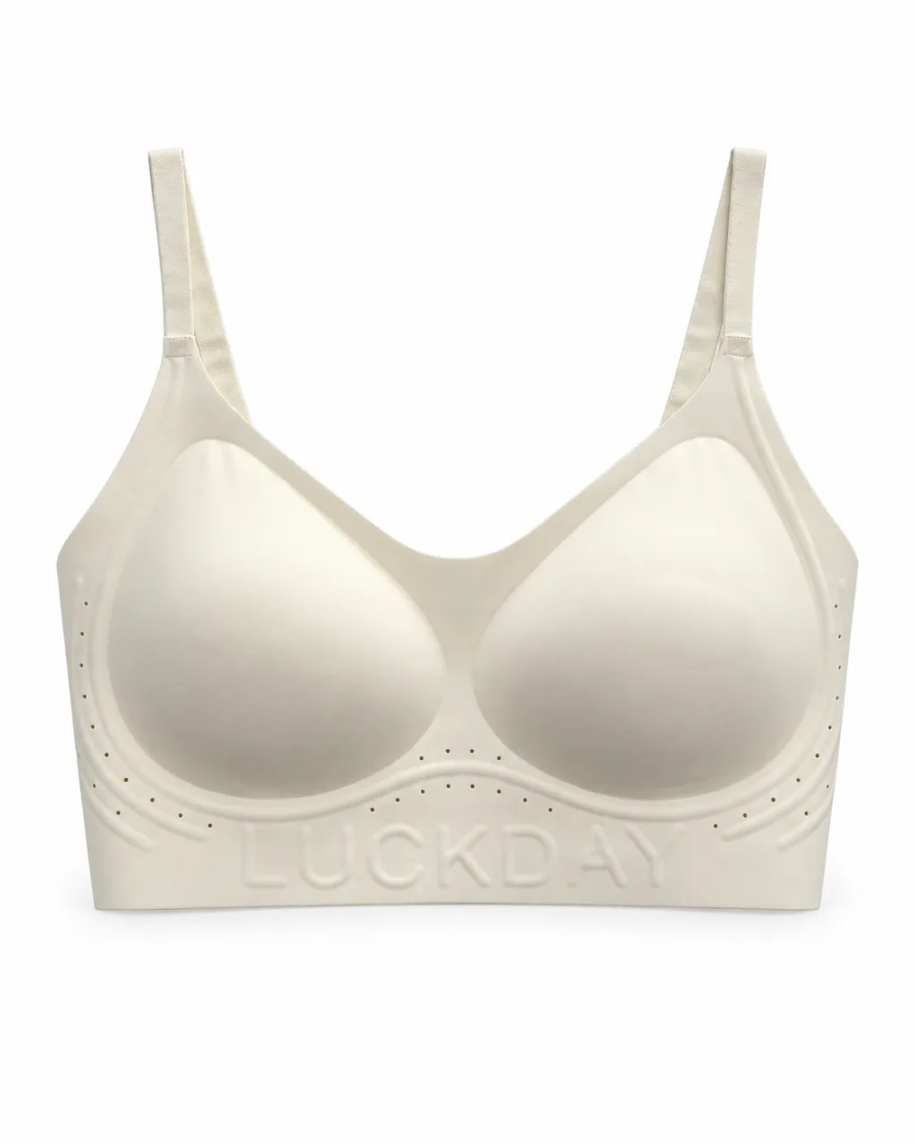 Women's Champagne White & Foundation Skin Bra - Style 8806