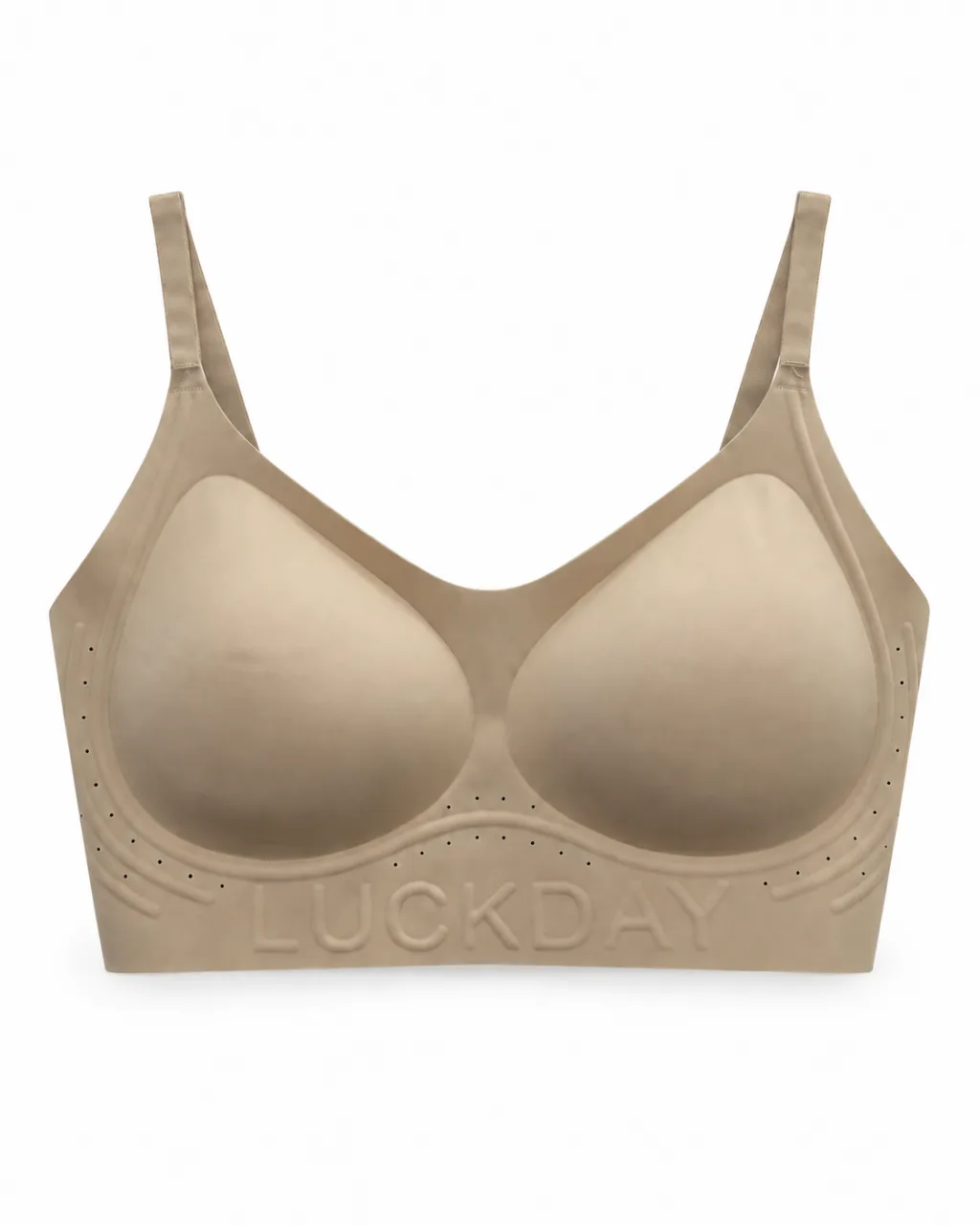 Women's Champagne White & Foundation Skin Bra - Style 8806