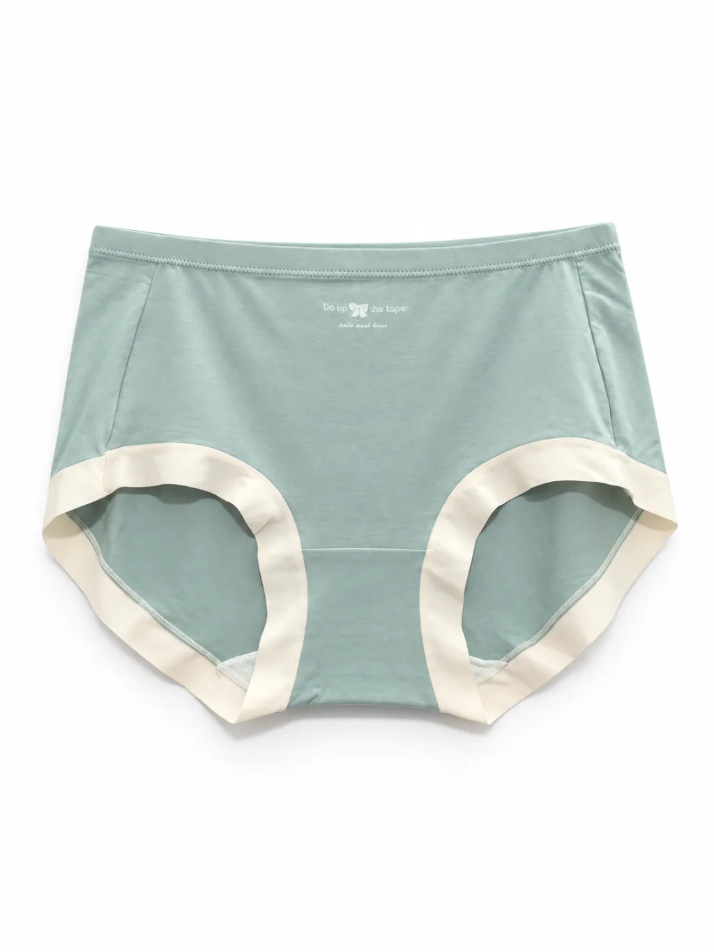 Women's Sage Green with cream trim Panty