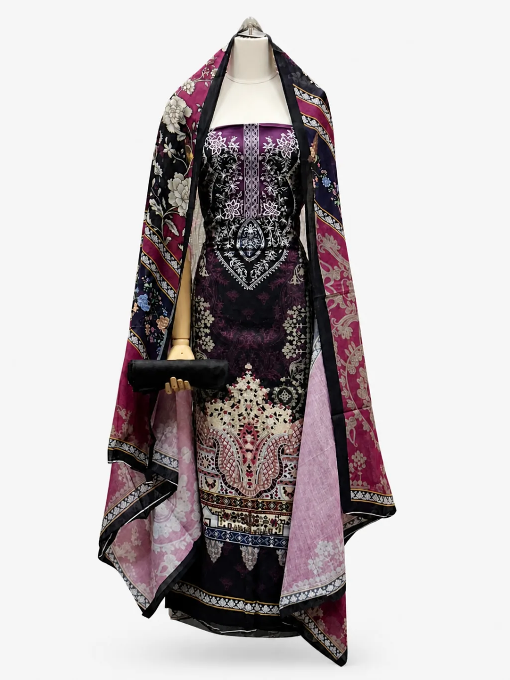 Zam Zam Plum Lacework Paisley