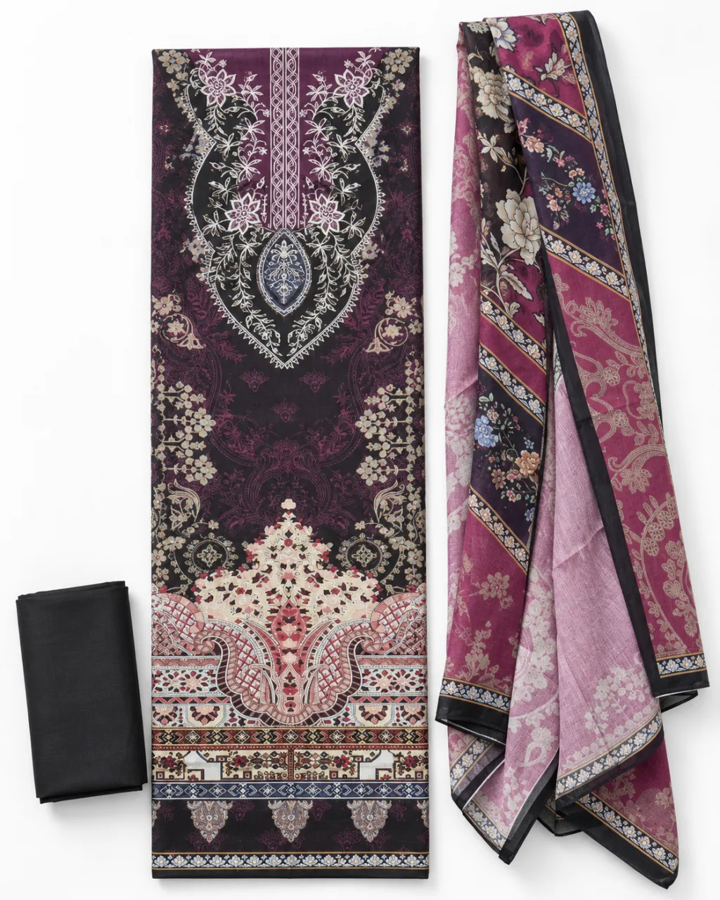 Zam Zam Plum Lacework Paisley