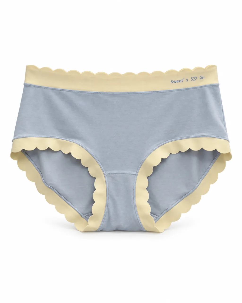 Women's Gray with Beige trim Panty