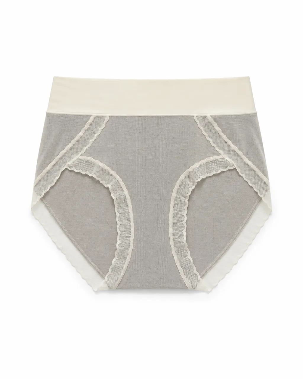 Women's Mesh-Trim High-Waist Panty - Style 218