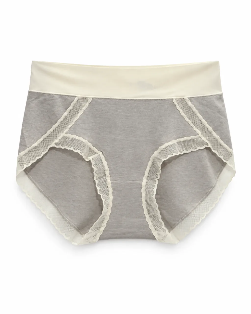Women's Mesh-Trim High-Waist Panty - Style 218