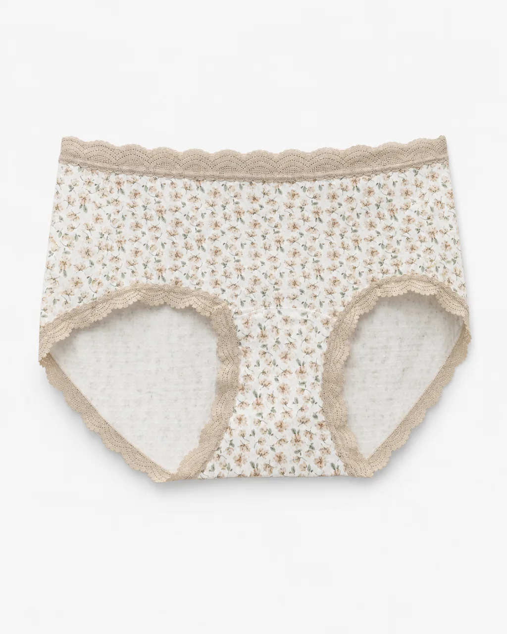 Women's Floral Lace-Trim Briefs - Style 6184