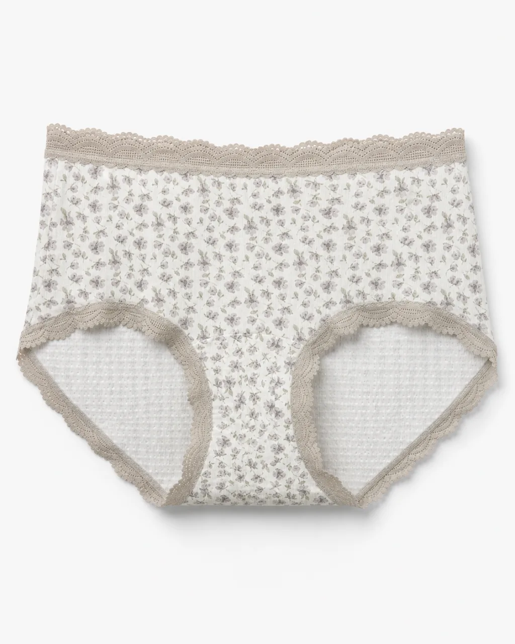 Women's Floral Lace-Trim Briefs - Style 6184