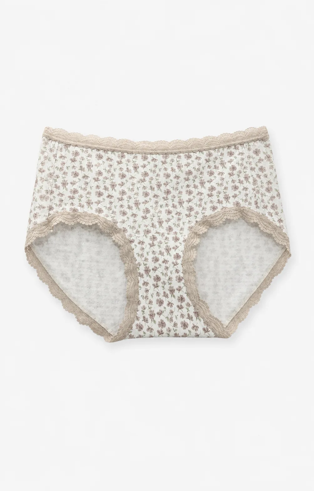 Women's Floral Lace-Trim Briefs - Style 6184