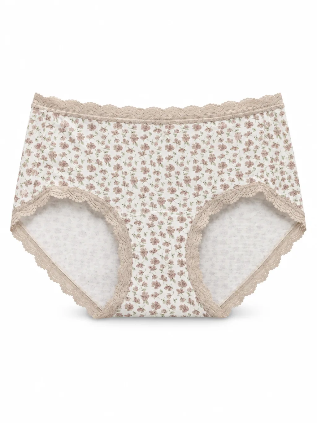 Women's Floral Lace-Trim Briefs - Style 6184