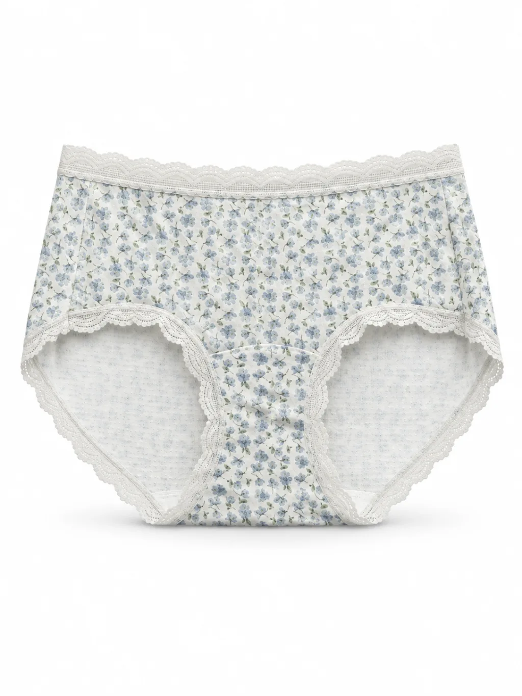 Women's Floral Lace-Trim Briefs - Style 6184