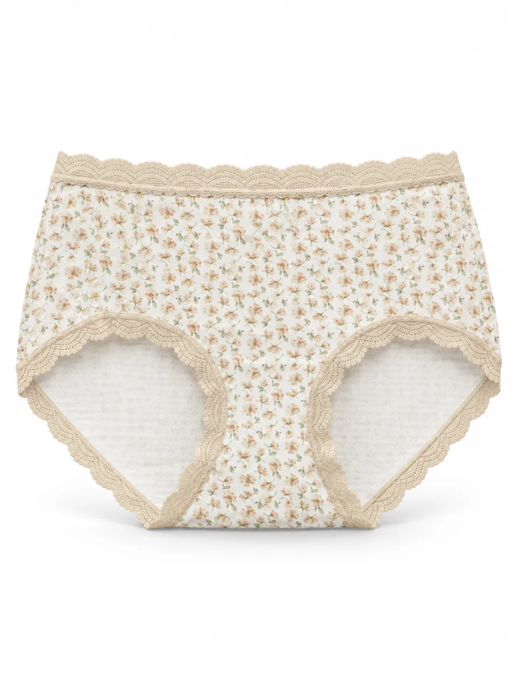 Women's Floral Lace-Trim Briefs - Style 6184