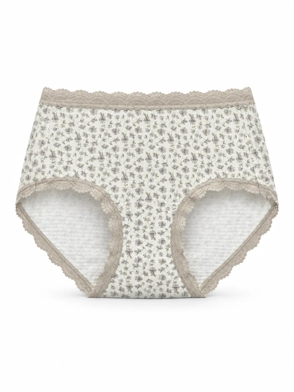 Women's Floral Lace-Trim Briefs - Style 6184
