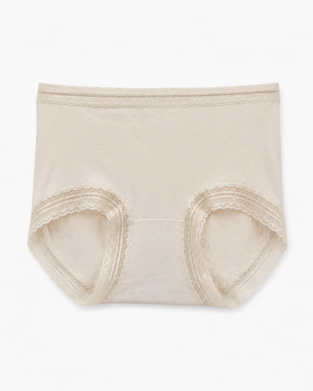 Women's Lace-Trim High-Waist Briefs - Style U80029