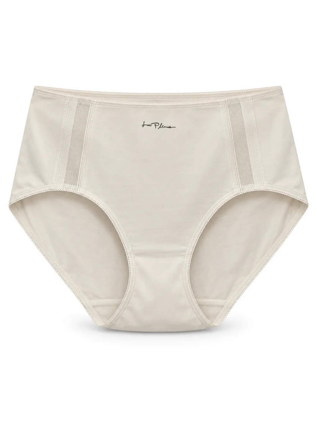 Women's Mesh-Panel High-Waist Briefs - Style 2658
