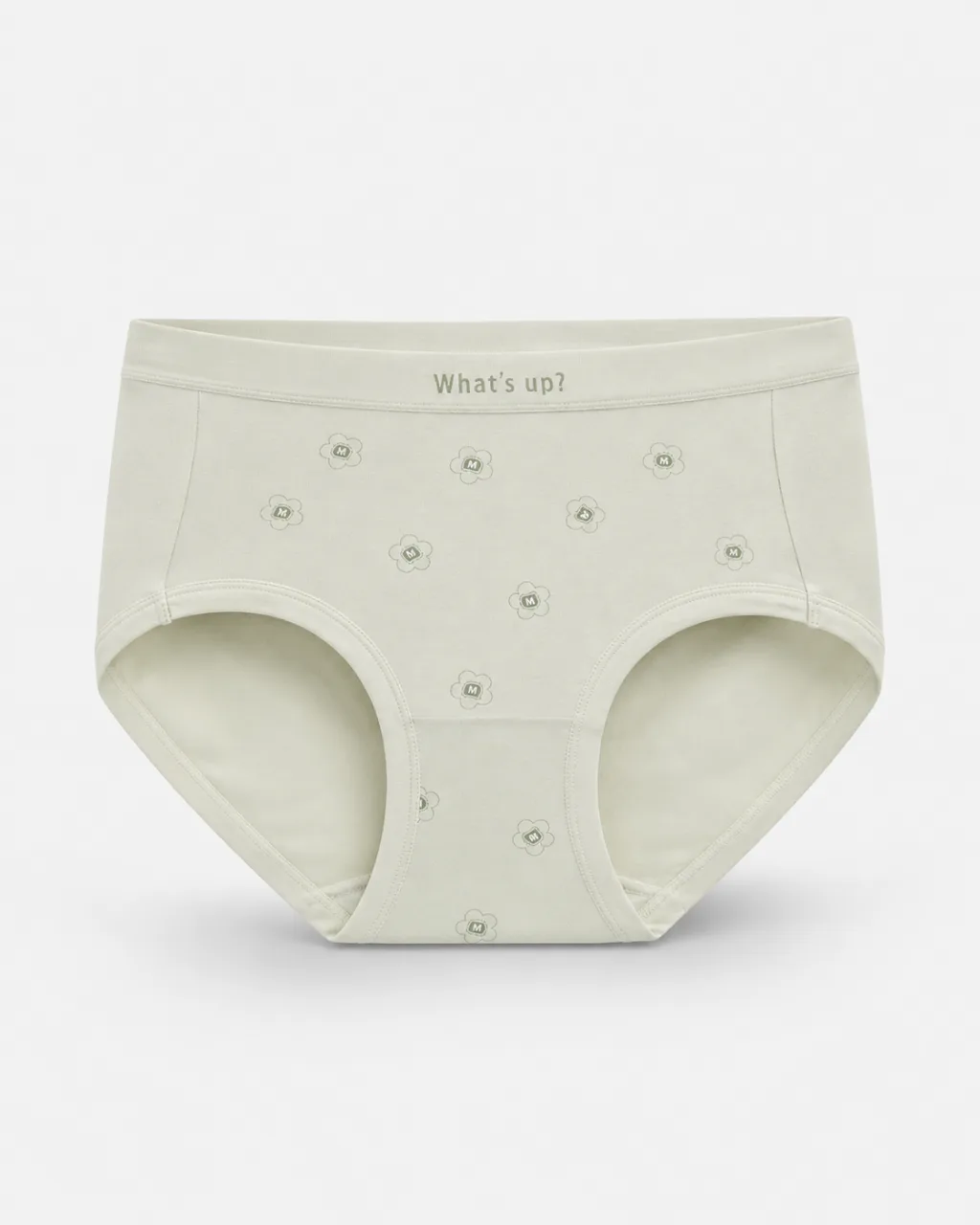 Women's Mini-Floral Smooth High-Waist Briefs - Style 3957