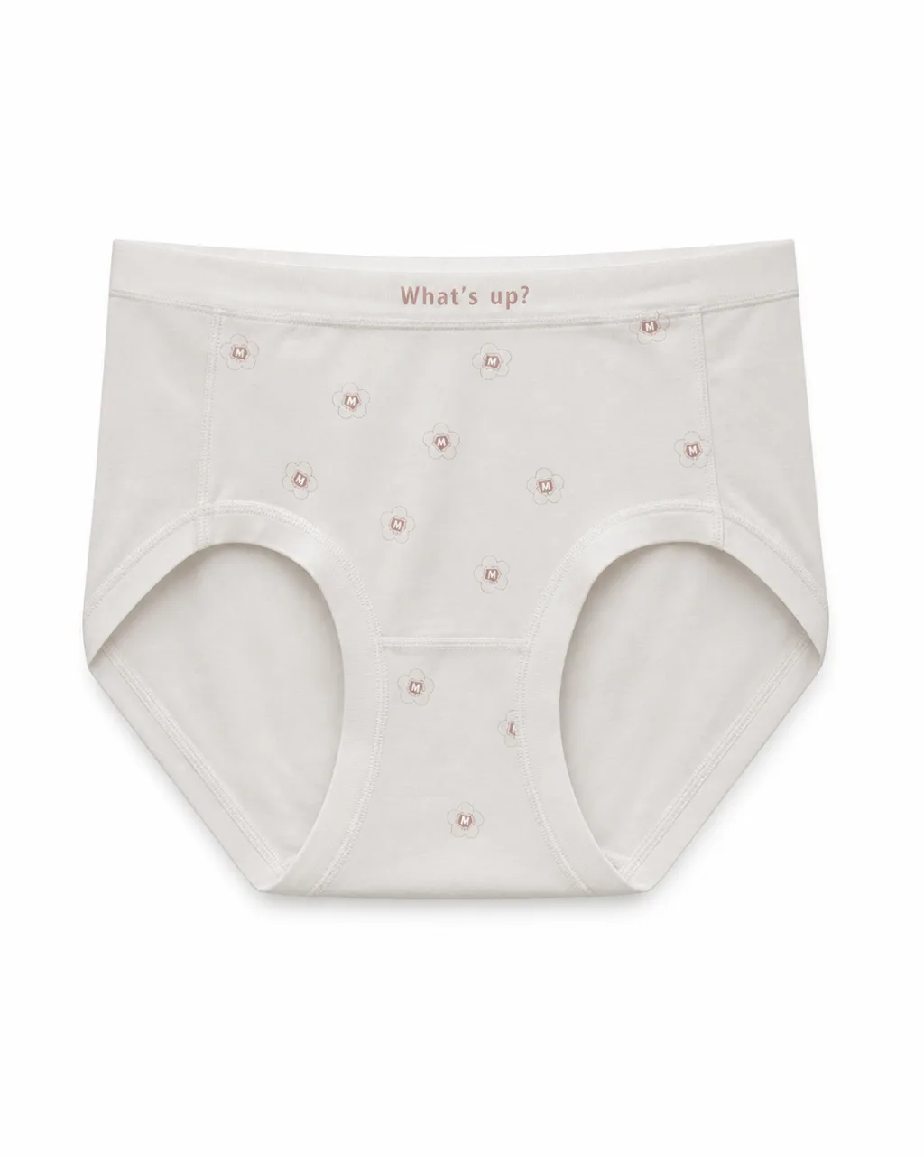 Women's Mini-Floral Smooth High-Waist Briefs - Style 3957