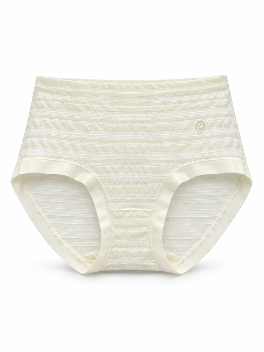 Women's Sheer-Stripe High-Waist Briefs - Style 9345