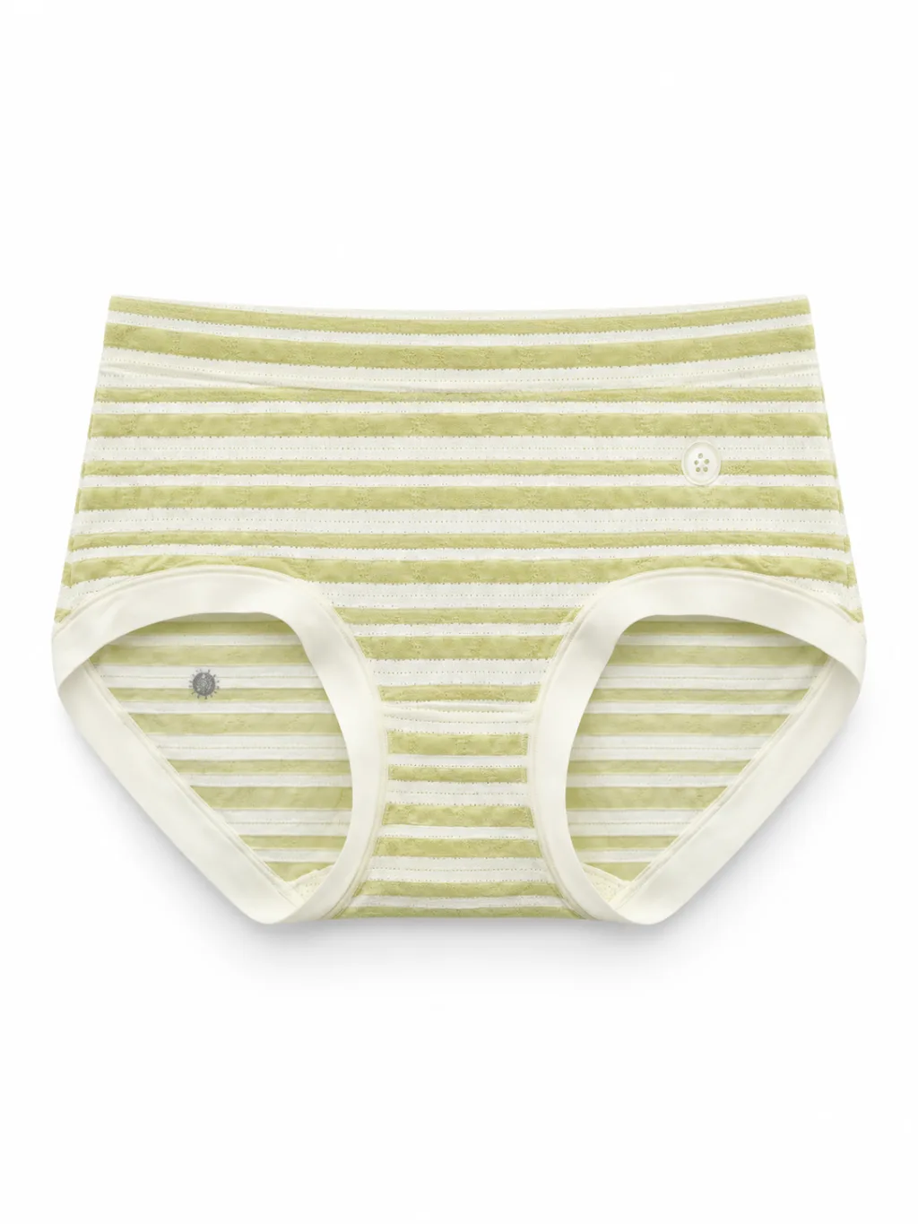 Women's Sheer-Stripe High-Waist Briefs - Style 9345