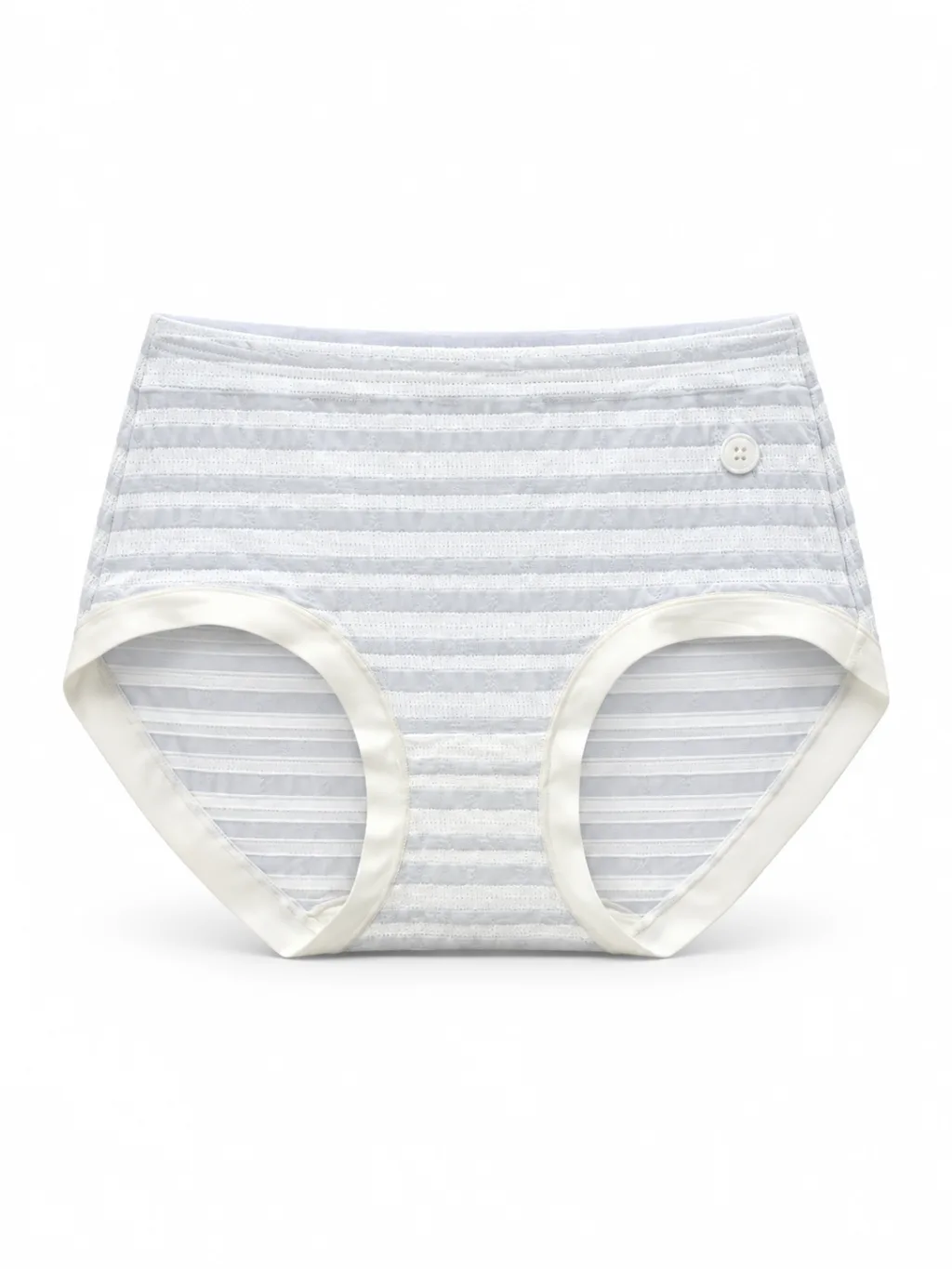 Women's Sheer-Stripe High-Waist Briefs - Style 9345