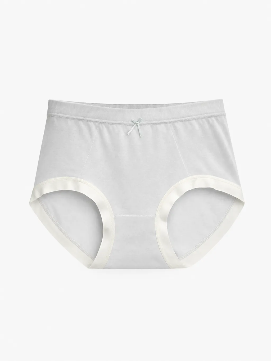 Women's Smooth Bow-Detail High-Waist Briefs - Style 2093