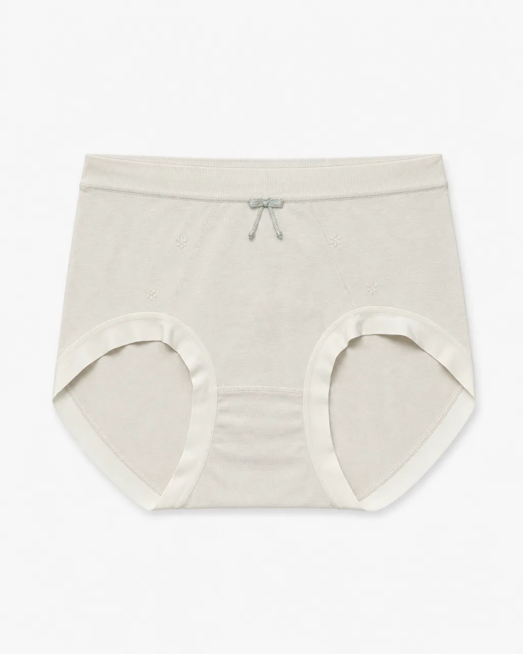 Women's Smooth Bow-Detail High-Waist Briefs - Style 2093