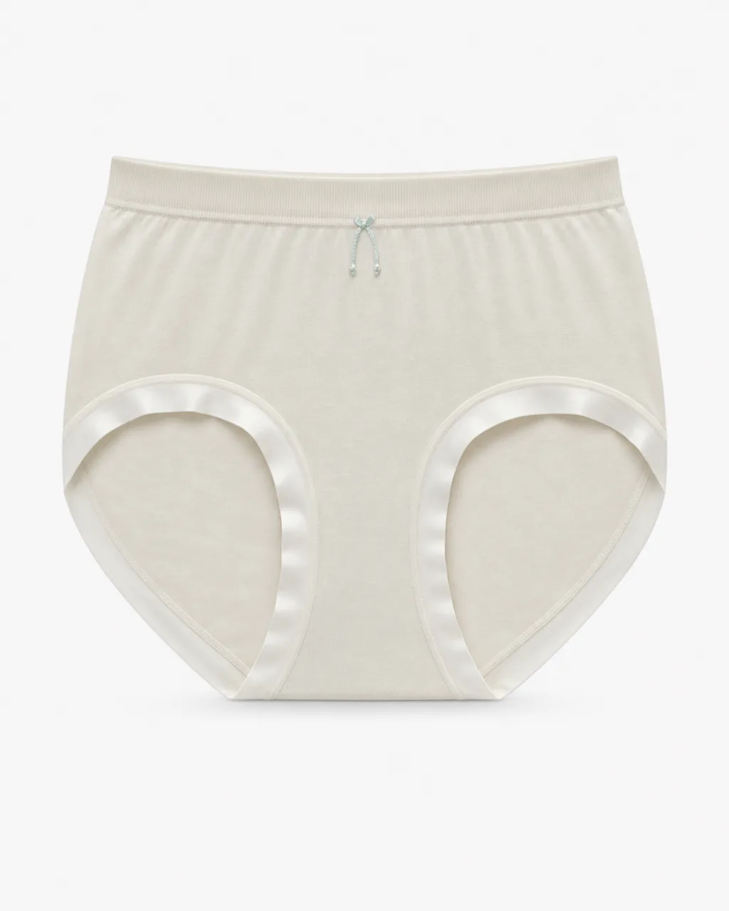 Women's Smooth Bow-Detail High-Waist Briefs - Style 2093