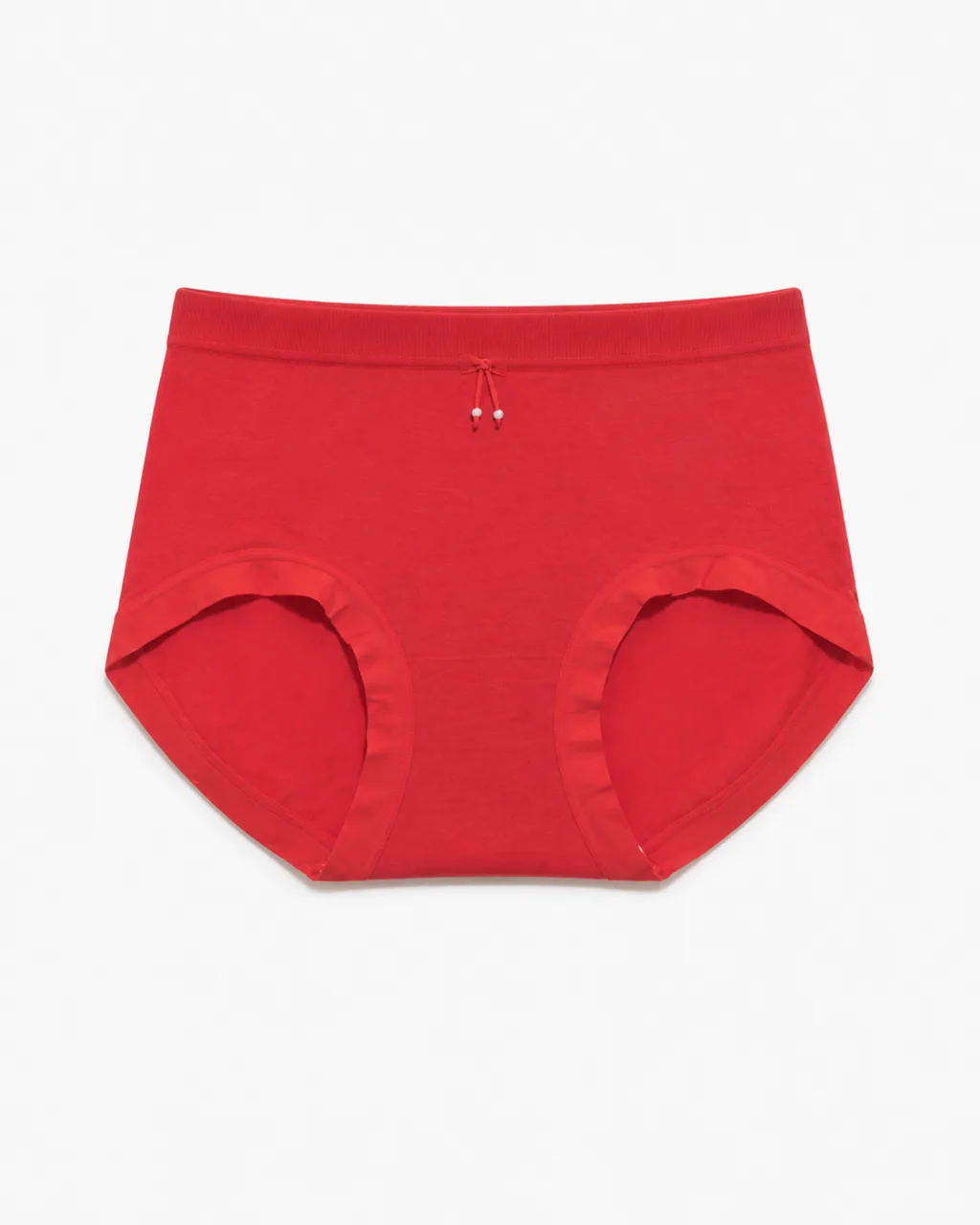 Women's Smooth Bow-Detail High-Waist Briefs - Style 2093