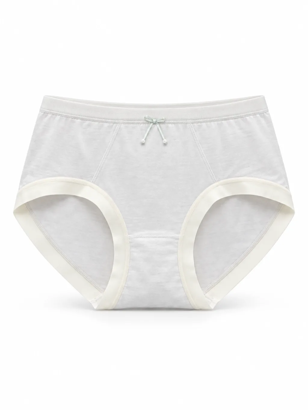 Women's Smooth Bow-Detail High-Waist Briefs - Style 2093