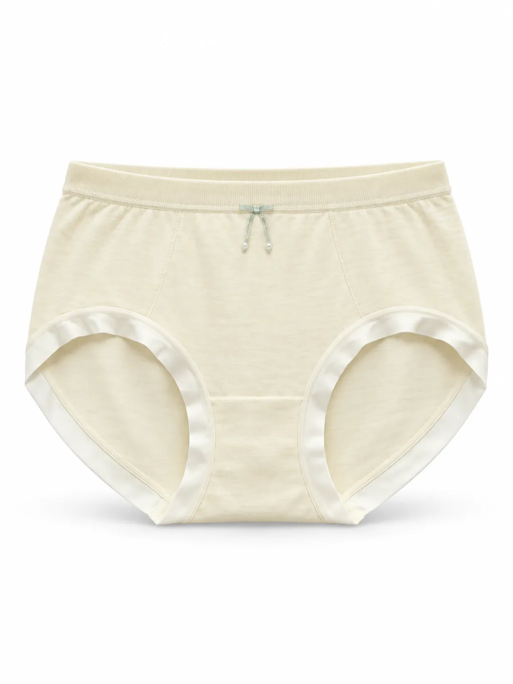 Women's Smooth Bow-Detail High-Waist Briefs - Style 2093