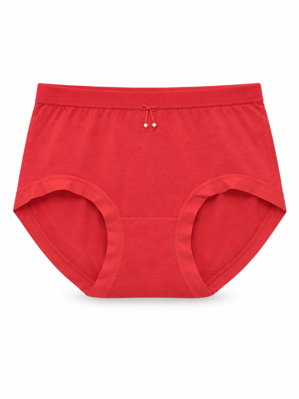 Women's Smooth Bow-Detail High-Waist Briefs - Style 2093