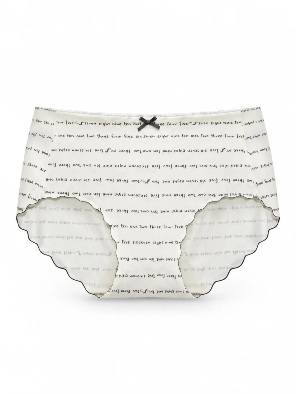 Women's Printed Seamless High-Waist Briefs - Style 6349