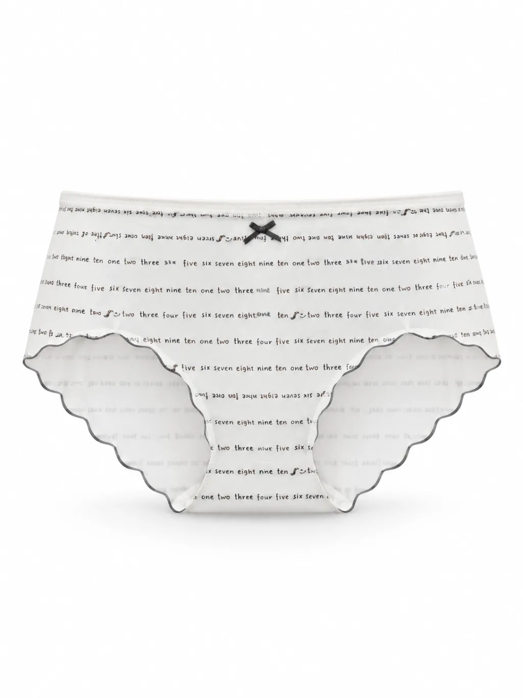 Women's Printed Seamless High-Waist Briefs - Style 6349