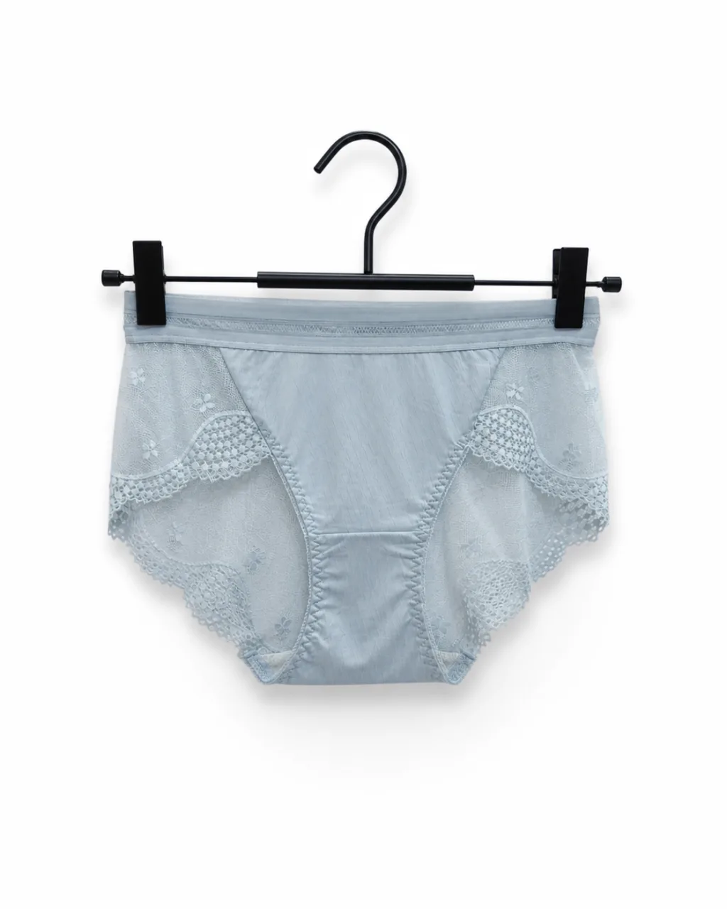 Women's Lace-Panel Mid-Rise Briefs - Style 8271