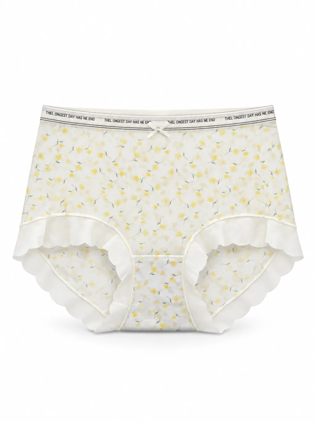Women's Floral Ruffle-Trim Briefs - Style 33031