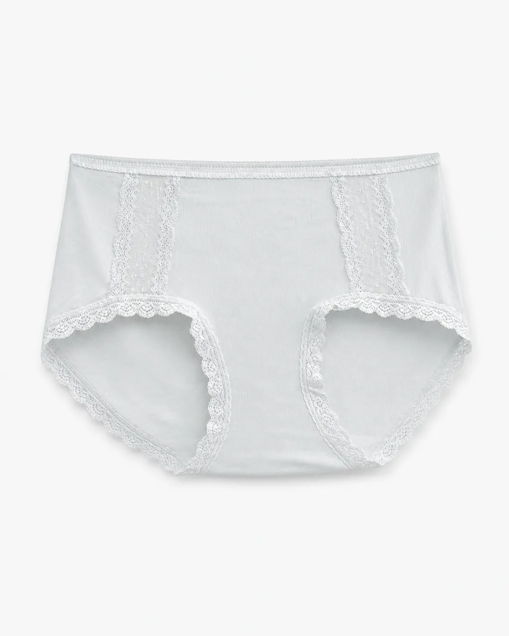 Women's Lace-Trim Comfort Briefs - Style 2133
