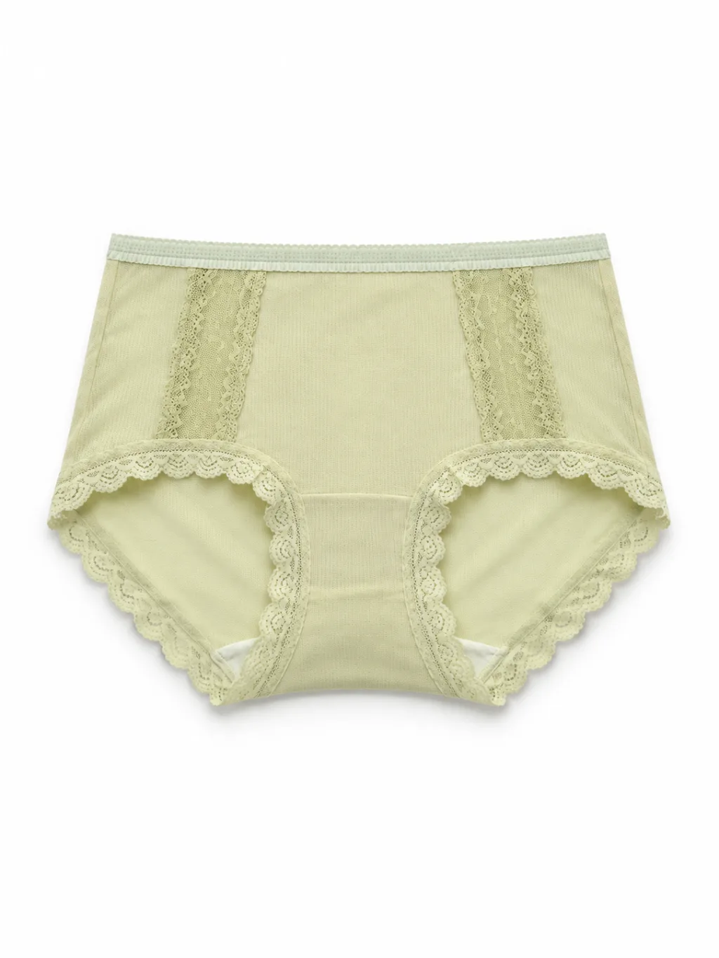 Women's Lace-Trim Comfort Briefs - Style 2133
