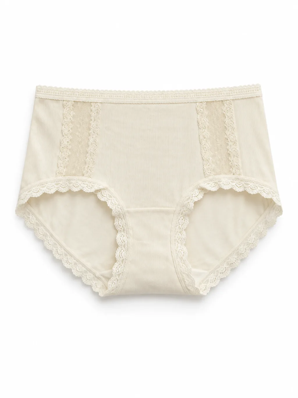 Women's Lace-Trim Comfort Briefs - Style 2133
