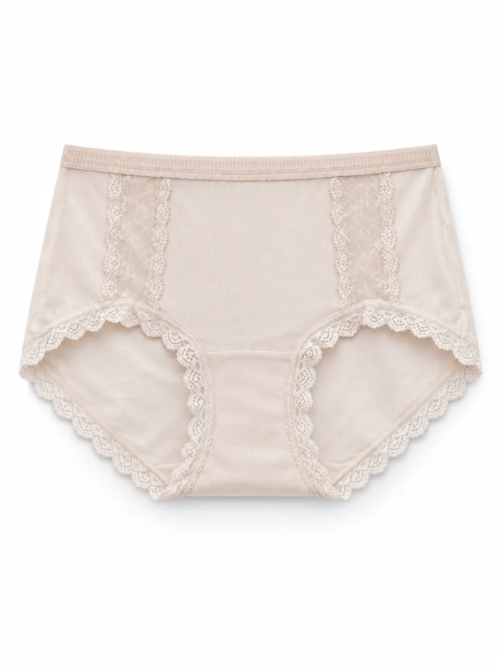Women's Lace-Trim Comfort Briefs - Style 2133