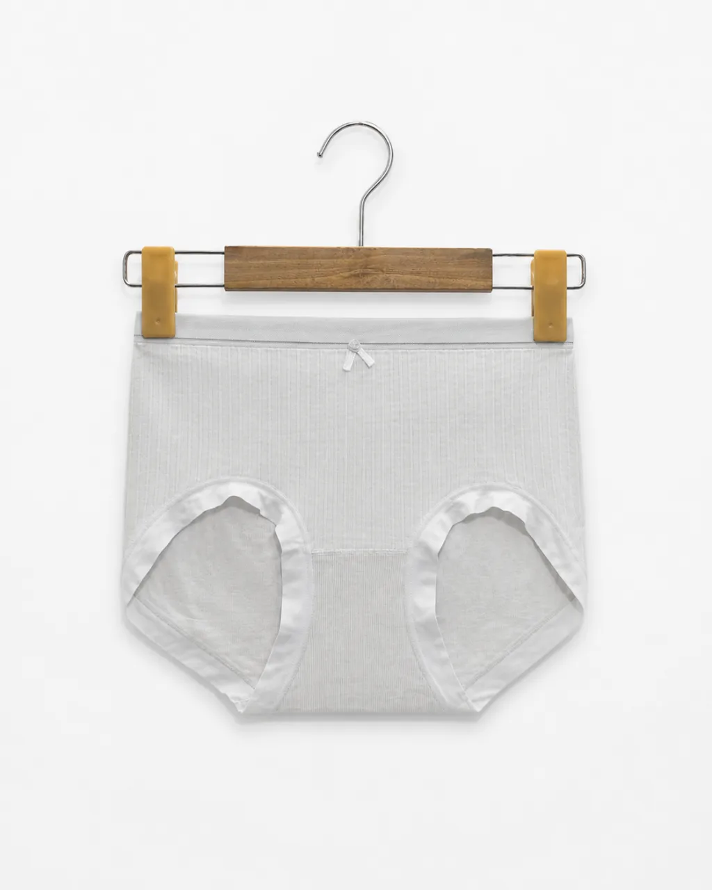 Women's Bow-Detail Ribbed High-Waist Briefs - Style 6621