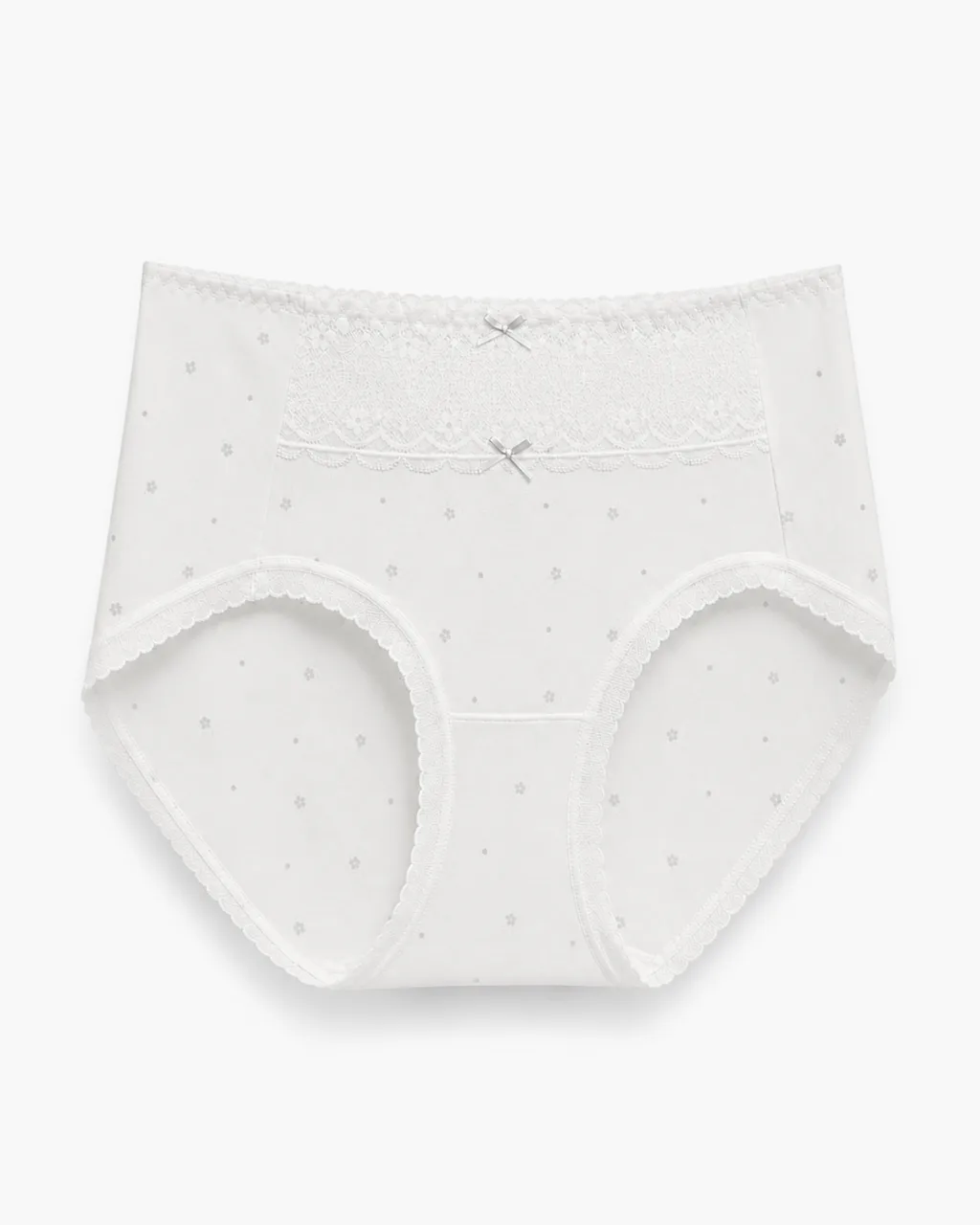 Women's Lace-Panel Printed Briefs - Style 5171