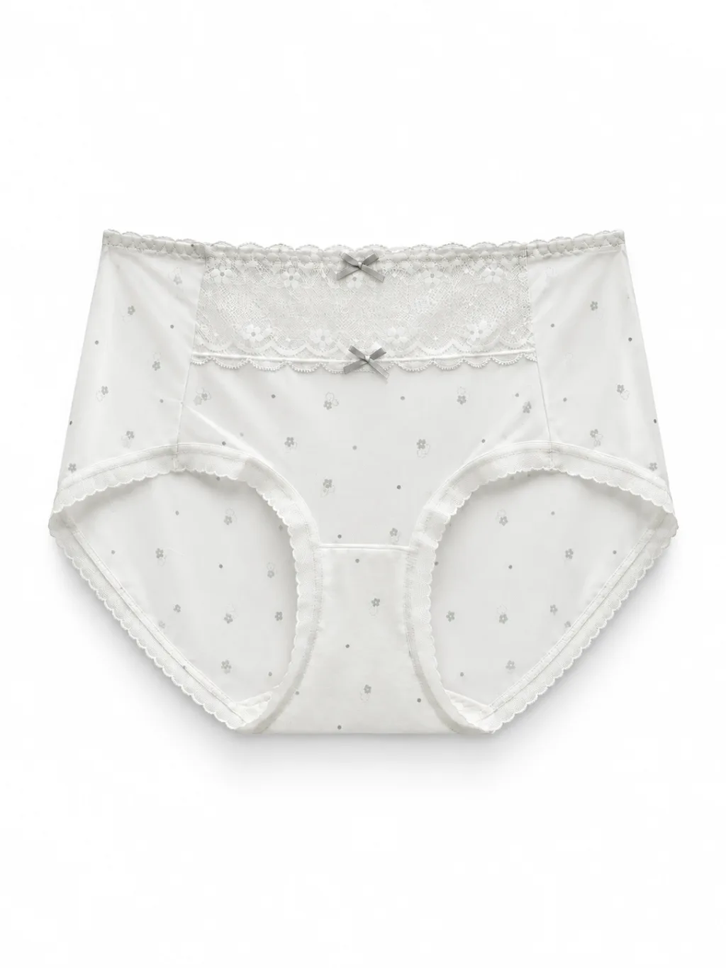 Women's Lace-Panel Printed Briefs - Style 5171