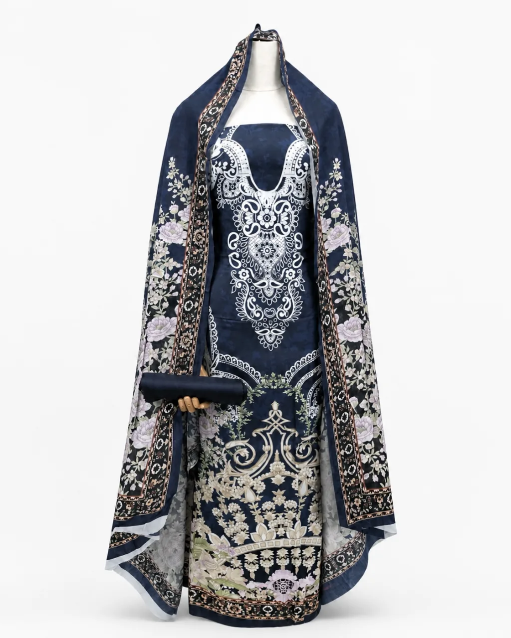Zam Zam Navy Mirrored Crest