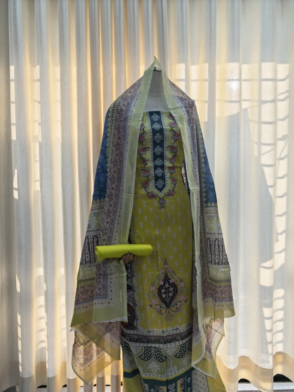 Zam Zam Lime Green Jewel Panel