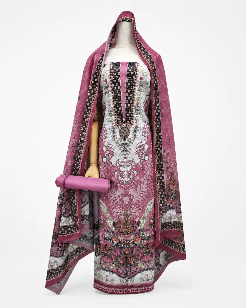 Zam Zam Dusty Rose Botanical Mirror