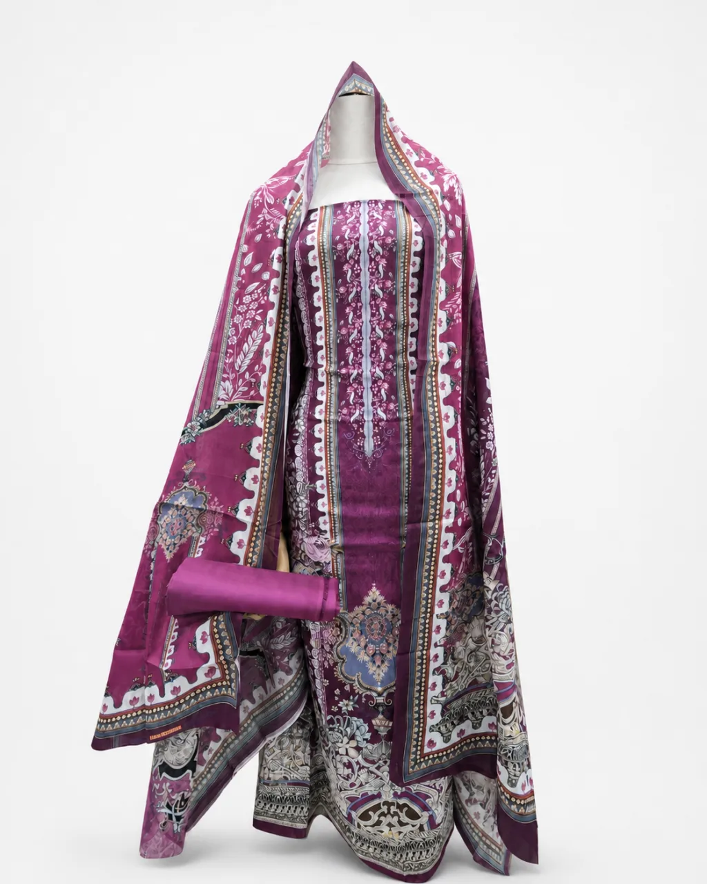 Zam Zam Plum Filigree Panel