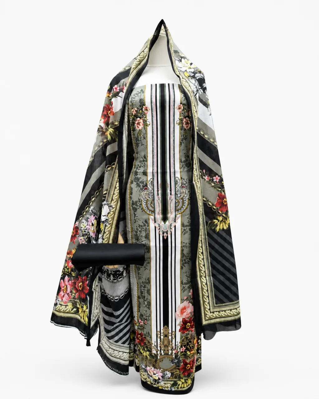 Zam Zam Striped Floral Arch