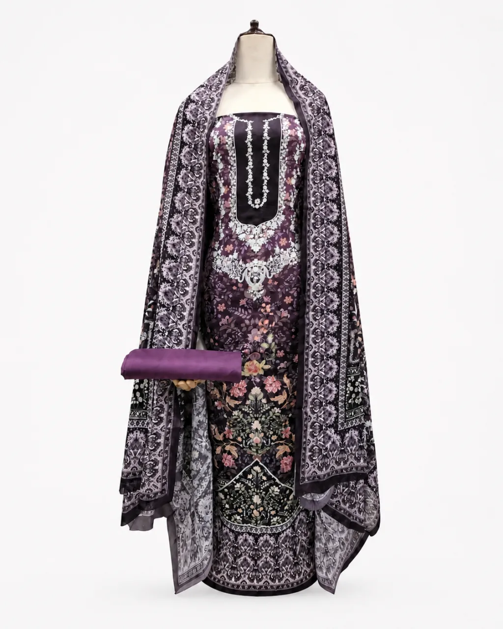 Zam Zam Purple Necklace Garden