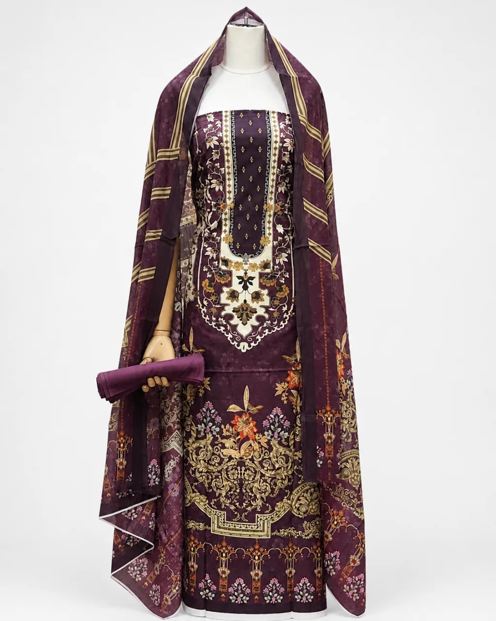 Zam Zam Purple Golden Baroque Bottom